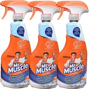 3x Mr Muscle badkamer reiniger spray - badkamerreiniger 3x 500ml