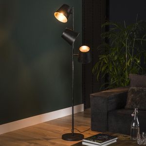 Vloerlamp Jo - 3-lamps - Ø18cm - Charcoal