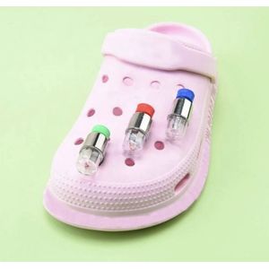 Crocs Disco Lamp - 2 stuks - Blauw - Crocs - Disco - Crocs lamp - LED - batterijen inbegrepen - Crocs schoen