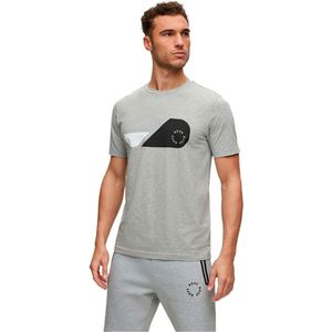 BOSS 9 10110340 01 T-shirt Met Korte Mouwen Heren - Light/Pastel Grey - L