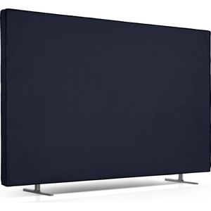 kwmobile tv hoes voor 55"" TV cover - Beschermhoes voor televisie - Voor binnengebruik - Tegen vuil en stof - In donkerblauw