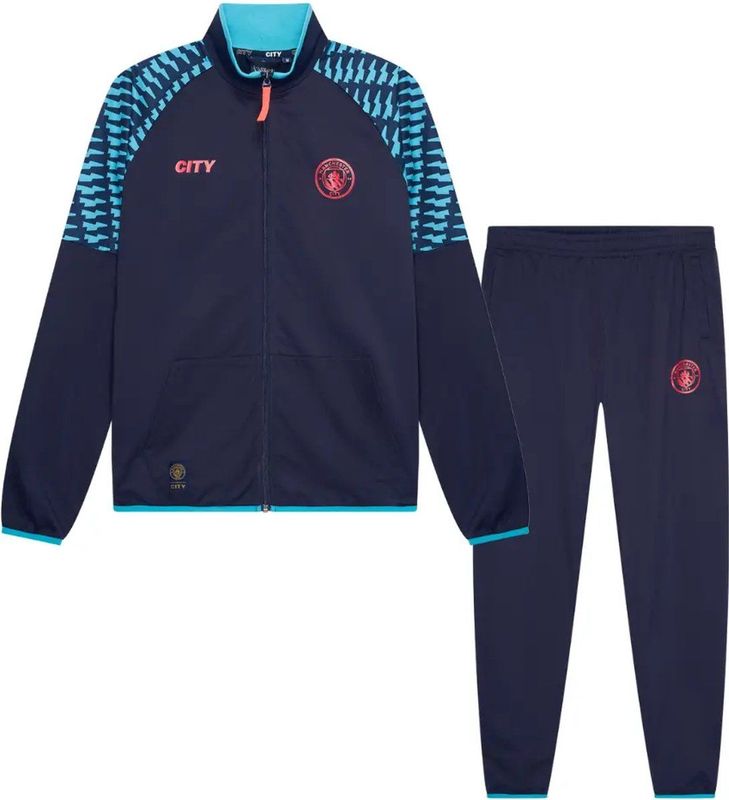 Manchester City Trainingspak Kinderen 24/25 - Maat 116 t/m 164 - Voetbal Trainingspakken - Jongens en Meisjes - Voetbalkleding