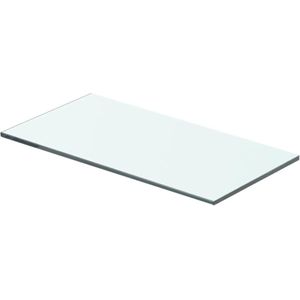 vidaXL Schappen - 2 stuks - 40x15 cm - Glas - Transparant Glazen Schap - Wandplank - Vitrinekast - Displayrek - Transparant Glas