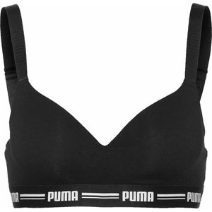 PUMA Padded Top Beha - Zwart - Maat L