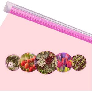 TL LED Buis Groeilamp / Kweeklamp - Full Spectrum - 14 Watt - 90 cm - Met Armatuur