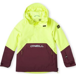 O'Neill Jas Girls O' RIGINALS ANORAK Bloc De Couleur Jaune Pyranine 128 - Bloc De Couleur Jaune Pyranine 55% Polyester, 45% Gerecycled Polyester (Repreve)