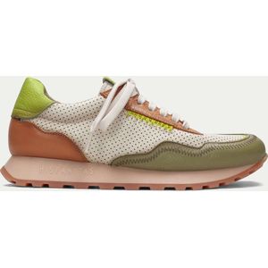 HISPANITAS CHV243392 SNEAKER ECRU/KIWI/ORANJE MAAT 36