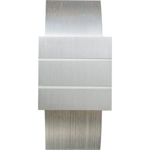 QAZQA amy - Design Wandlamp Up Down voor binnen - 1 lichts - D 80 mm - Staal - Woonkamer | Slaapkamer | Keuken
