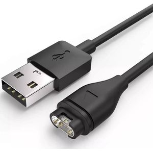 DrPhone USB Kabel - Oplaadkabel Geschikt voor o.a Garmin Fenix 8/7/7S /7X /6X/6/6S/5/5S/5X / Garmin Venu 2,3/ Vivoactive 4,5 / Vivosport / Vivomove / Forerunner 935 / 945 45 45S 245 – Zwart