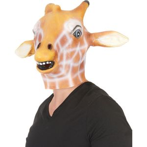 Latex giraf masker voor volwassenen - Verkleedmasker - One size