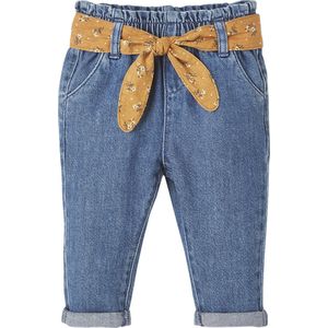 Vertbaudet Babyjeans met stoffen riem