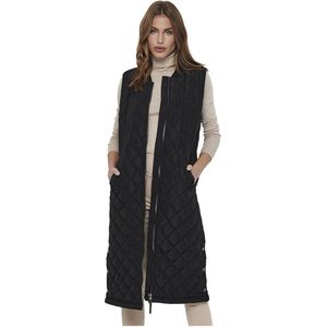 Only Jessica Quilted Waistcoat Jasje Zwart S Vrouw