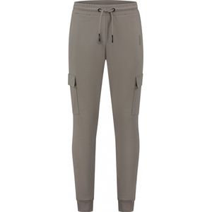 Ballin Amsterdam - Heren Regular fit Pants Sweat - Taupe - Maat XS