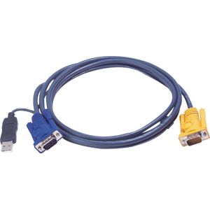 KVM Cable VGA Male / USB-A Male - Aten SPHD15-Y 6.0 m