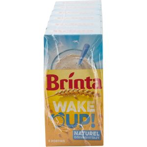 Brinta Wake Up! Drinkontbijt Naturel 6 Pakken met 5 zakjes 23 gram Totaal 30 porties