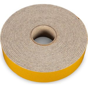 Vilttape zelfklevend grijs gevlekt 30 mm breed 2 mm dik 6 m lang isolatie bescherming rammelen - Made in Germany