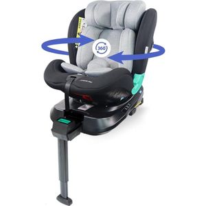 Mobiclinic Lionfix Pro - Autostoeltje - Autostoelen - Autostoel - 360° draaibaar - Reglement i-Size - Evolutionair - 40 - 150 cm - Liggend - Verstelbaar - 0-36kg - 0 to 12 jaar - Groep 0/1/2/3