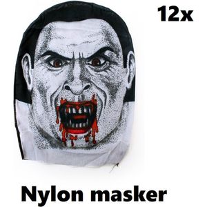 12x Masker dracula nylon