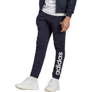 adidas Sportswear Essentials Single Jersey Tapered Elasticized Cuff Logo Broek - Heren - Blauw- XL