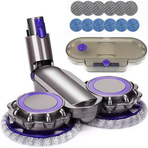 Elektrische Dweil Mop geschikt voor Dyson V7 V8 V11 V10 V15 Slim Steelstofzuiger – Dweilsysteem – Mondstuk - Vloerwisser– Stofzuigeraccessoires – Vloermop