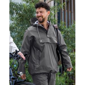 Mirage Regenjas Rainfall Closed Jacket maat XL gemaakt van polyester soft touch earl grey