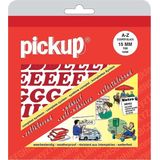Pickup plakletters boekje CooperBlack rood - 15 mm