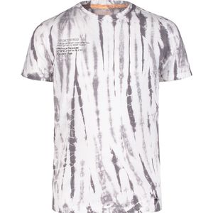 4PRESIDENT T-shirt jongens - Light Grey Tie Dye - Maat 152