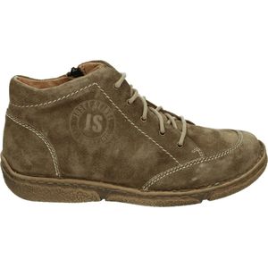 Josef Seibel NEELE 01 - VeterlaarzenHoge sneakersDames sneakersDames veterschoenenHalf-hoge schoenen - Kleur: Taupe - Maat: 41