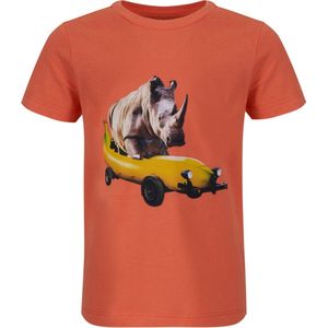 SOMEONE THIJS-SB-02-A Jongens T-shirt - ORANGE - Maat 110