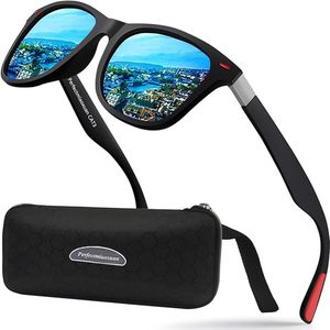 Gepolariseerd Zonnebril Heren Dames Y2K Wrap Around Sunglasses Ultralichte Rijden Hardlopen Vissen UV400 bescherming