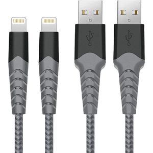 2 Meter Verbulan USB-C oplaadkabel - 2 Stuks - USB-C naar Lightning kabel oplader - Geschikt voor Apple iPhone - 2m Lengte