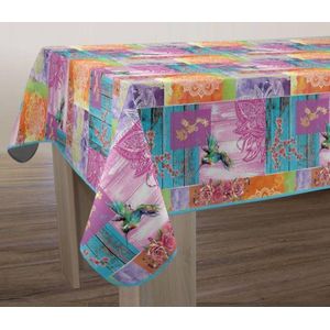 Tafelkleed anti-vlek Indiana vierkant 150 x 150 cm Tafellaken - Decoratieve Tafel Accessoires - Woonkamer Decoratie - Bonne et Plus®