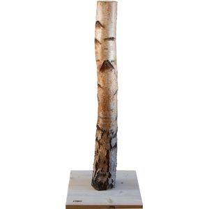Natuurlijke krabpaal van berk en steigerhout 75cm