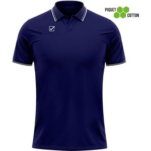 Polo shirt givova navy blue-white