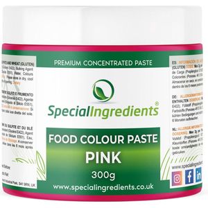 Geconcentreerde Voedingskleur Pasta - Roze - 300 gram