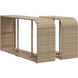 vidaXL-Opbergschappen-2-st-poly-rattan-beige