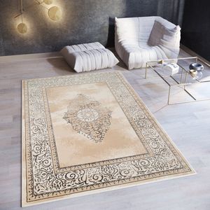 Tapiso Ares Vloerkleed Grijs Laagpolig Woonkamer Oriental Tapijt Maat- 300x400