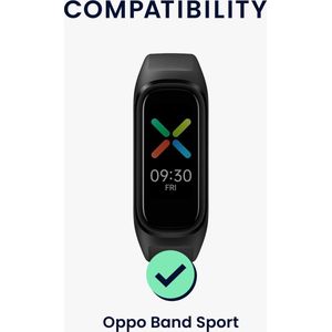 kwmobile 8x armband geschikt voor Oppo Band Sport -Verstelbaar 14 - 22 cm - Bandjes voor fitnesstracker in meerkleurig