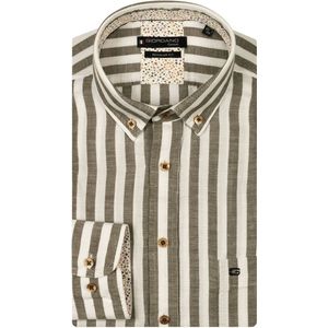 Giordano Casual hemd lange mouw Groen Ivy long sleeve button down l 517100/70