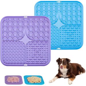 Interactieve hond likmat voor langzame voeding en anti-stress - 2 stuks