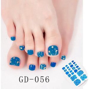 Prachtige Teen NagelStickers/ 1 vel , 22 tips/ Manicure Teen Nagel stickers,Nageldecoratie,Nagellak,Plaknagels / Nail stickers Multi Baluwe