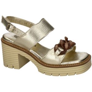 Softwaves -Dames - goud - sandalen - maat 37