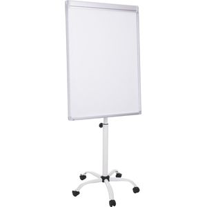 Springos Flipover Whiteboard - Verrijdbaar - In Hoogte Verstelbaar - Met Wisser & magneten - 100 x 70 CM