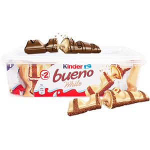 Kinder Bueno chocolade mix: Bueno Melk (5 stuks) & Bueno Wit (5 stuks) - 410g