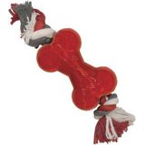 Play Strong rubber bot met floss 14 cm rood