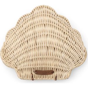 Riviera Maison Decoratie Schaal riet Zeeschelp - Beach Clam rieten mand decoratie schelp