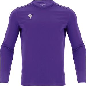 Macron Rigel Hero Voetbalshirt Lange Mouw Kinderen - Paars | Maat: 128