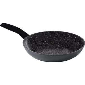 Cheffinger Koekenpan - Marmeren Coating - 24 cm - Zwart