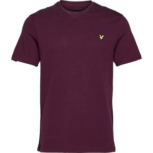 Lyle and Scott - T-shirt Burgundy - Heren - Maat XL - Modern-fit