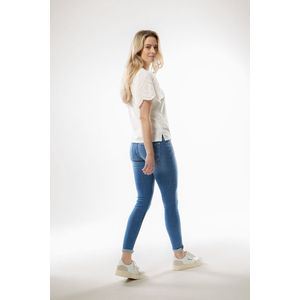 GARCIA Riva Dames Skinny Fit Jeans Blauw - Maat W33 X L32